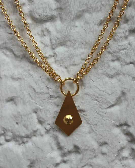 Double Triangle Chain/ Cadena doble, triangulo