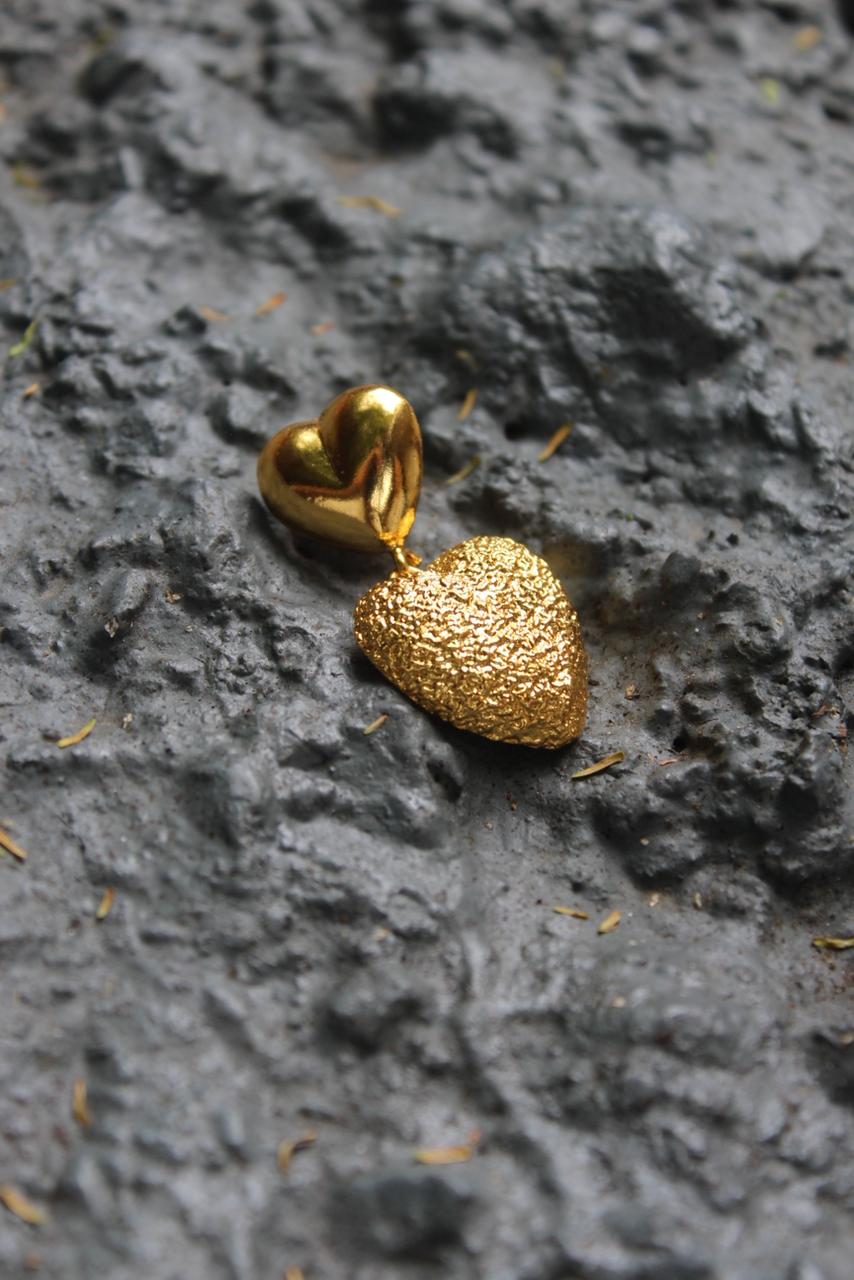 Double Heartbeat Earrings/ Aretes Doble Latido