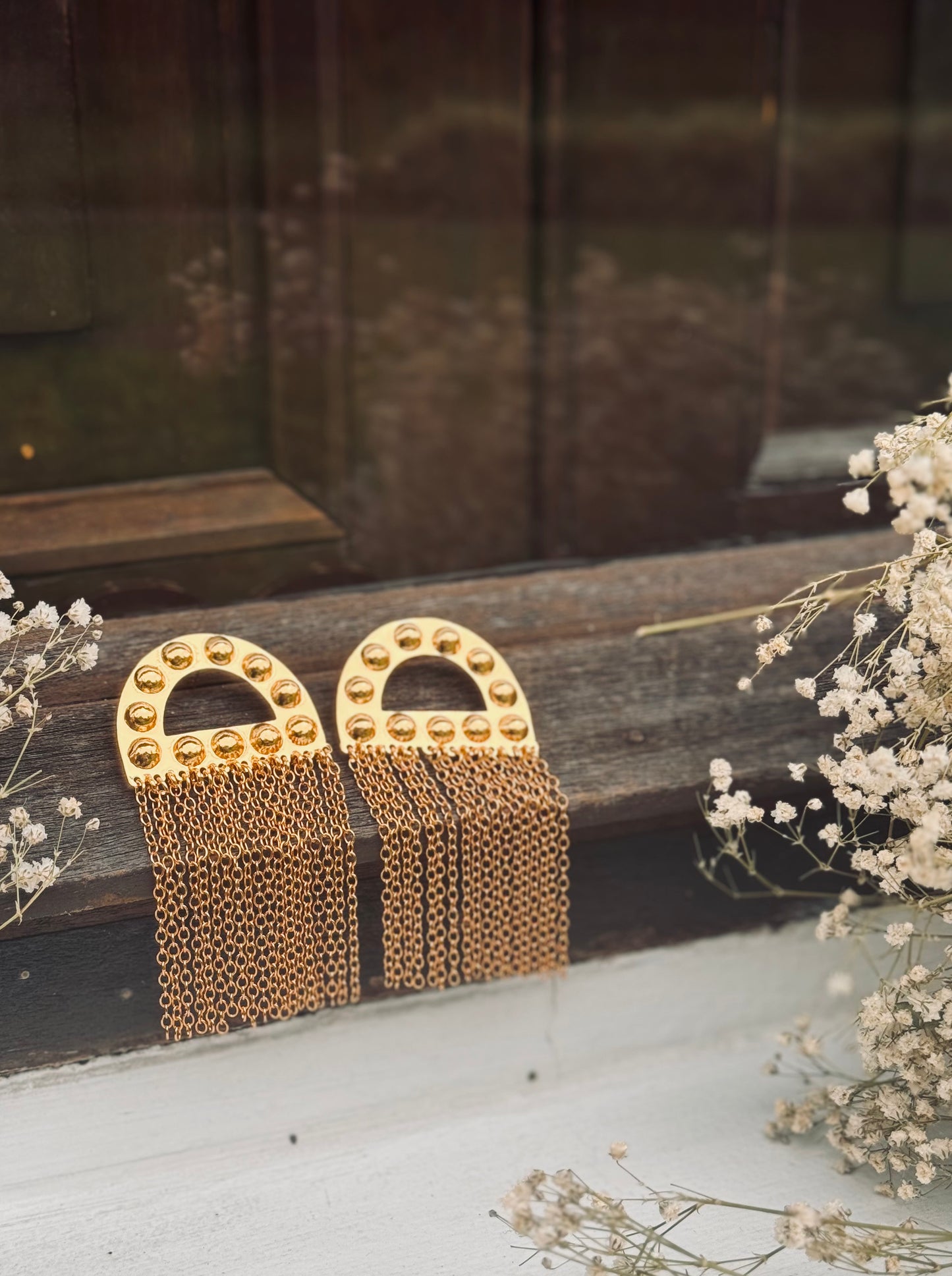 Luxury Earrings | Aretes Cadena De Lujo