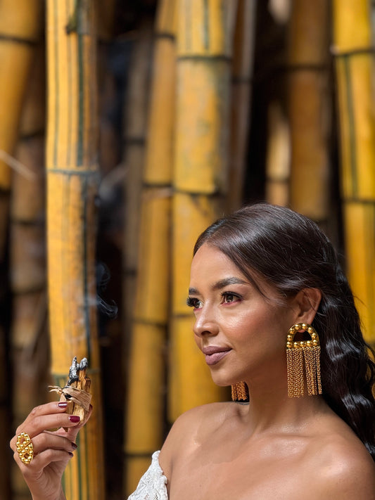 Luxury Earrings | Aretes Cadena De Lujo